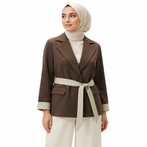 کت شلوار کجراه ترکیبی نینا کد 1967