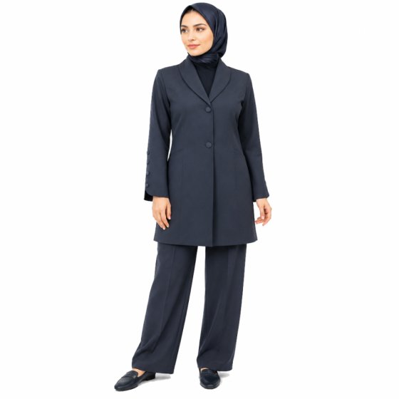 کت و شلوار بزایاق یقه آرشال آیدا کد 1083