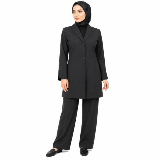کت و شلوار بزایاق یقه آرشال آیدا کد 1083