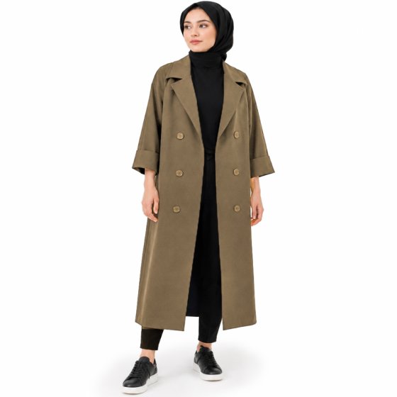 کت بزایاق جلو باز آستین کیمینو فری سایز کد 2023