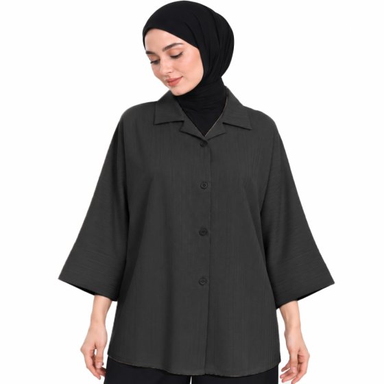 شومیز یقه شکاری کد 2196