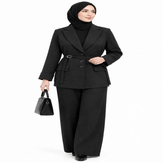 کت شلوار مازراتی 3دکمه کمر دار4028